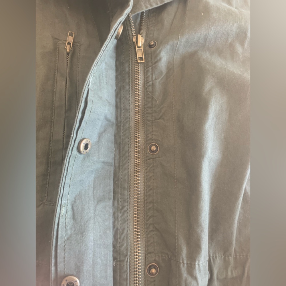 Love Tree Olive Utility Jacket - Picture 6 of 10